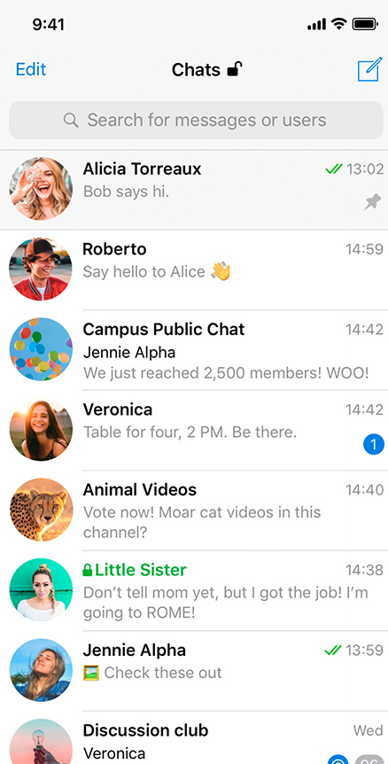 Spionage-App zum Aufspüren von Telegram